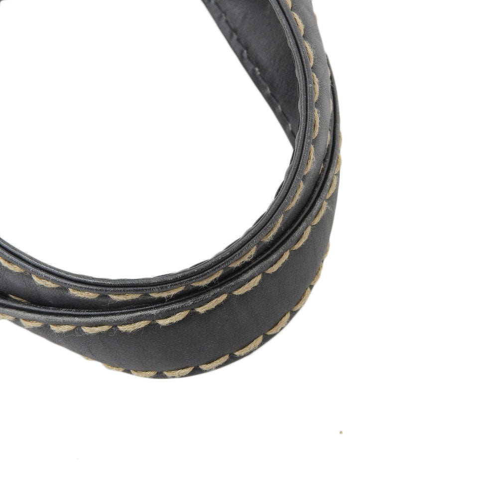 Chanel Wild Stitch Leather Handbag Black