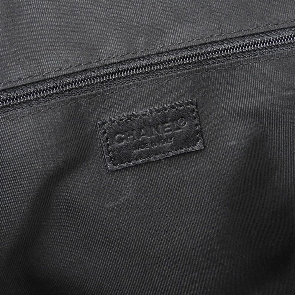 Chanel Wild Stitch Leather Handbag Black