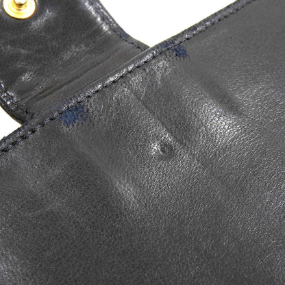 Chanel Leather Long Wallet with Clasp