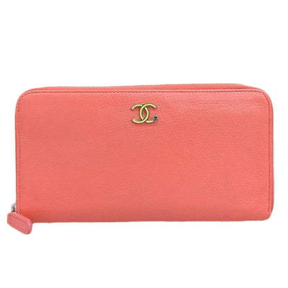 Chanel Lucky Flower Round Zipper Long Wallet A81657
