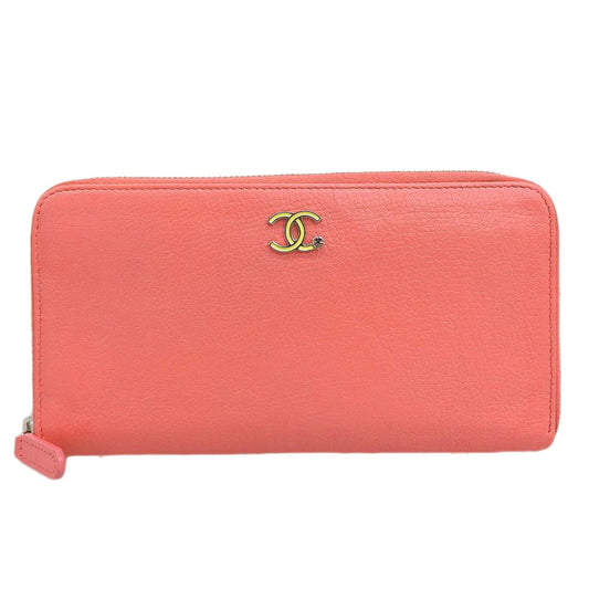 Chanel Lucky Flower Round Zipper Long Wallet A81657