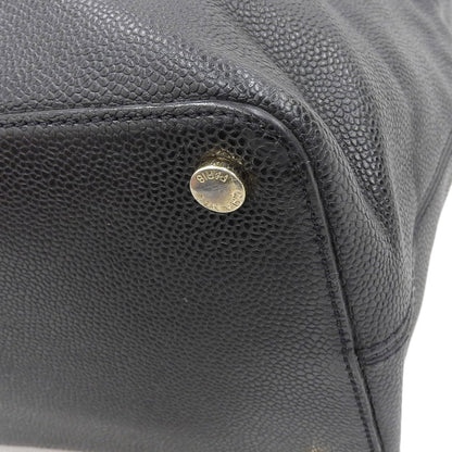 Chanel Caviar Skin Coco Mark Turn Lock Shoulder Bag Vintage