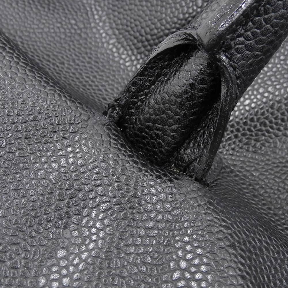 Chanel Caviar Skin Coco Mark Turn Lock Shoulder Bag Vintage