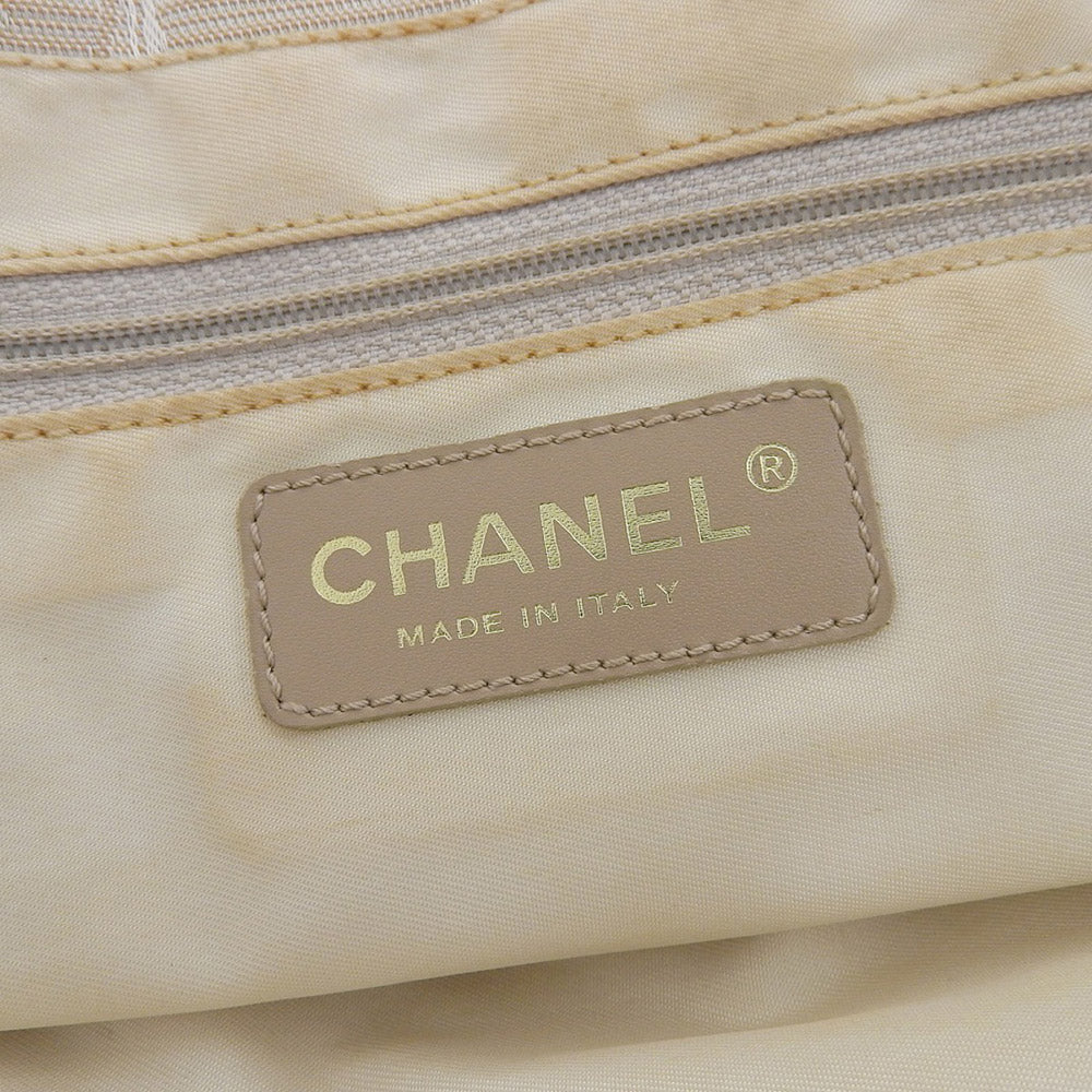 Chanel Nylon Canvas Tote MM A15991 Beige