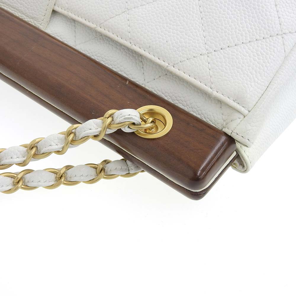Chanel Caviar Skin Vintage Shoulder Bag