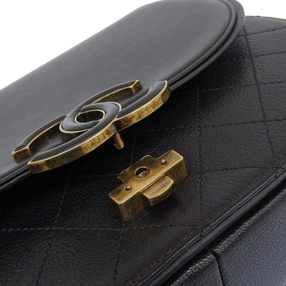 Chanel Calfskin 2WAY Bag Handbag A93460