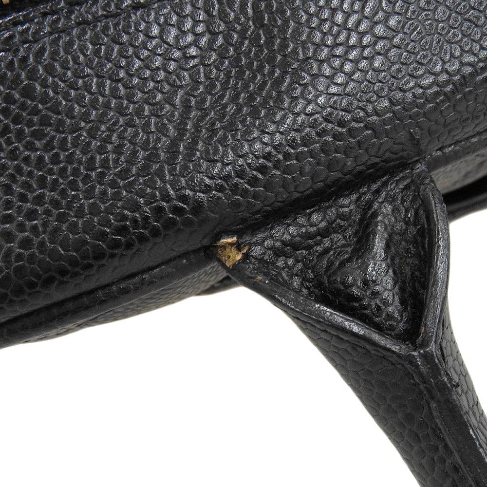 Chanel Caviar Skin Mini Boston Bag A20996