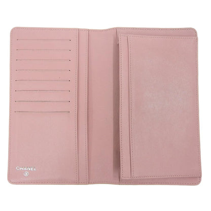 Chanel Caviar Skin Bifold Long Wallet A48651