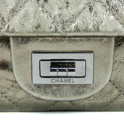 Chanel 2.55 Reissue Jumbo Gold Aged Calfskin Ruthenium