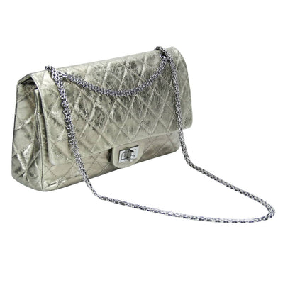 Chanel 2.55 Reissue Jumbo Gold Aged Calfskin Ruthenium