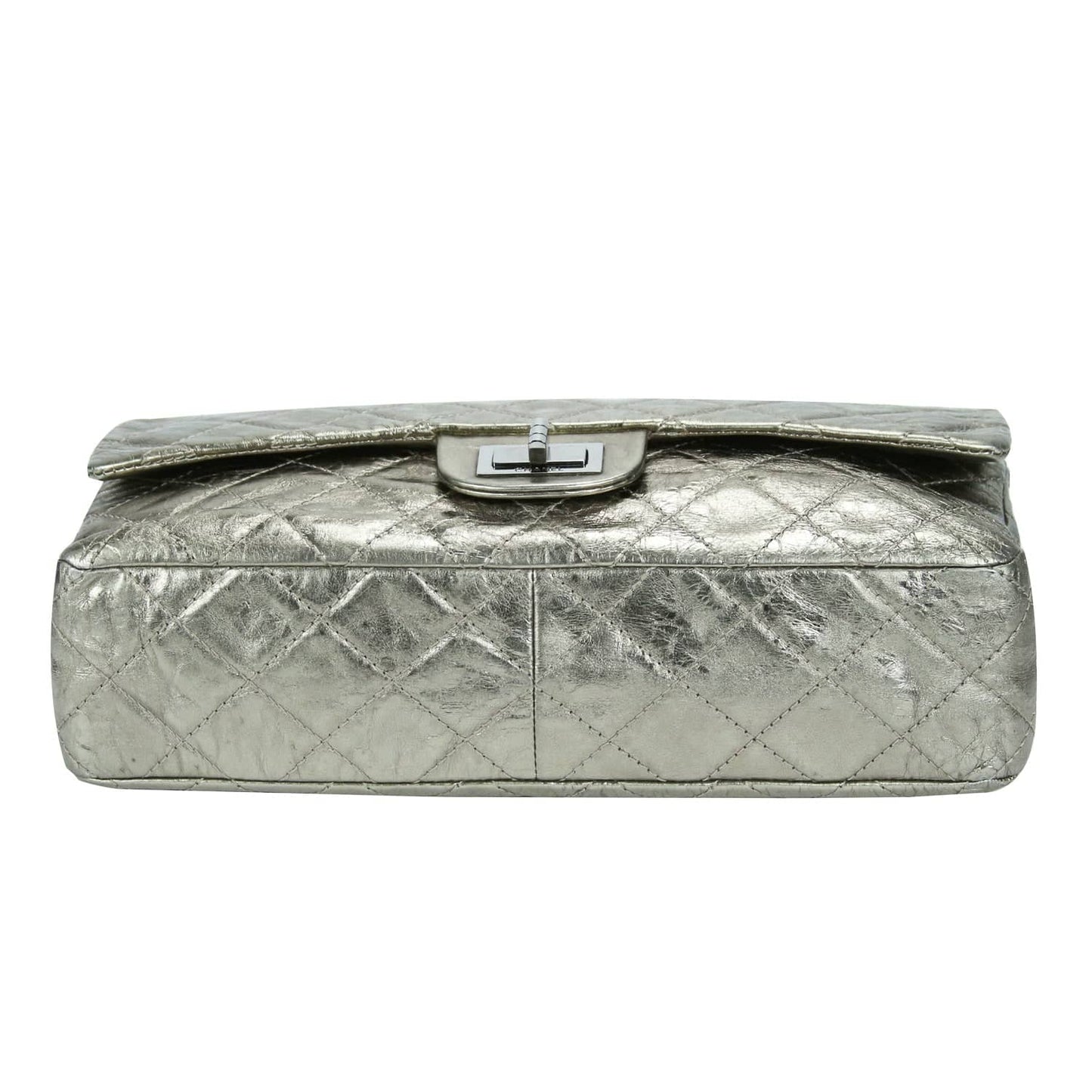 Chanel 2.55 Reissue Jumbo Gold Aged Calfskin Ruthenium