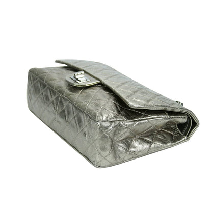 Chanel 2.55 Reissue Jumbo Gold Aged Calfskin Ruthenium