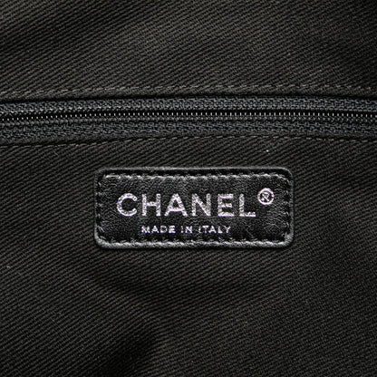 Chanel Nylon Leather Paris New York Tote Handbag