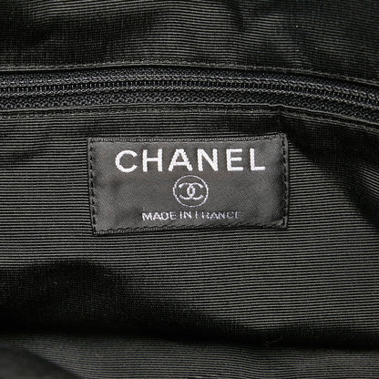 Chanel Rabbit Fur Suede Coco Mark Handbag Tote