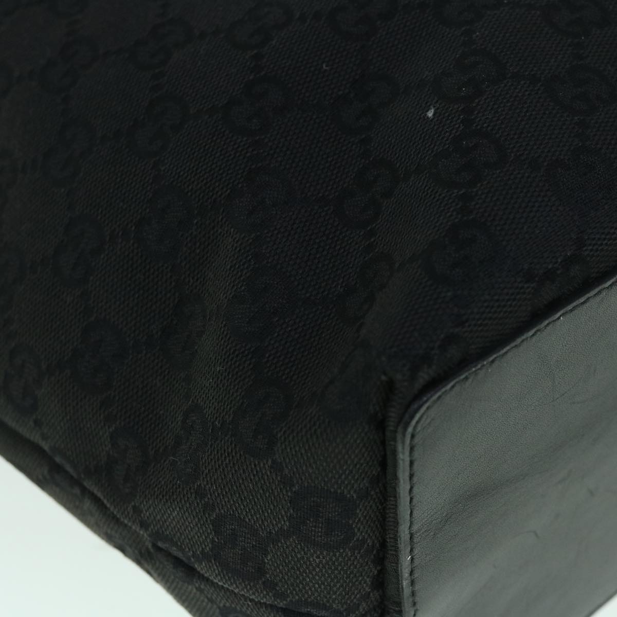 GUCCI GG Canvas Tote Bag Black 31243  uy150