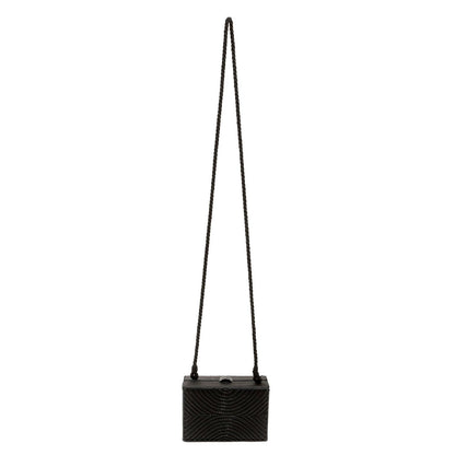 Chanel Black Vintage Beaded Mini Box Evening Bag