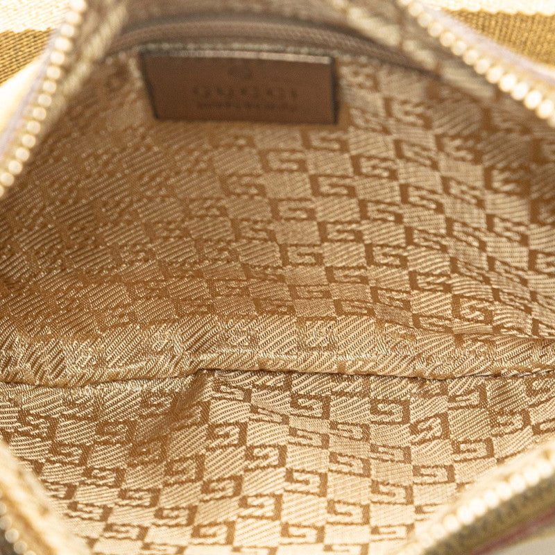 Gucci Canvas Leather Shoulder Bag 0014186