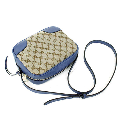 Gucci Canvas Supreme Camera Bag Caspian Blue