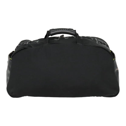 CHANEL Sports Line Boston Bag Nylon Black Silver CC yb680