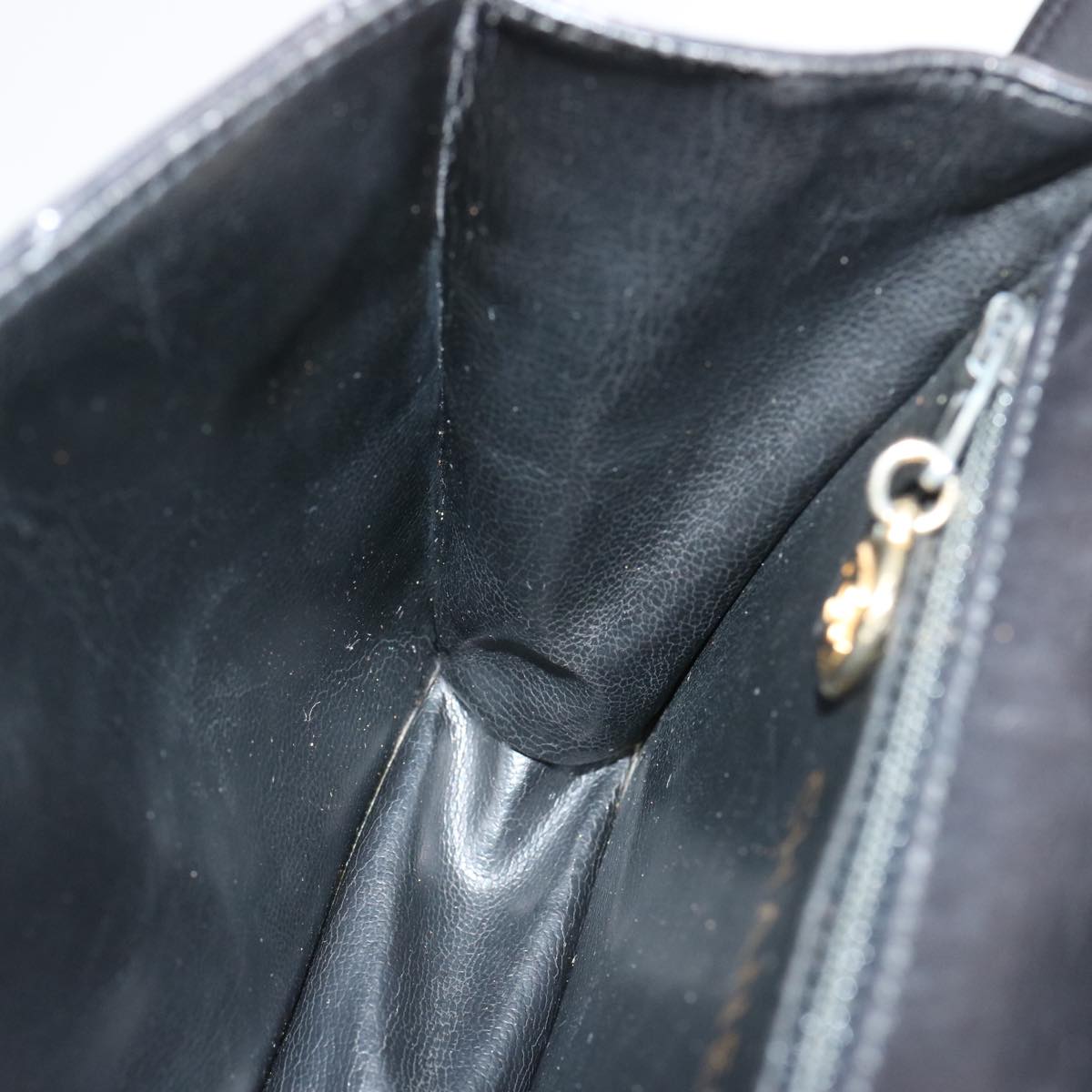 CHANEL Matelasse Turn Lock Waist bag Lamb Skin Black CC yk11590
