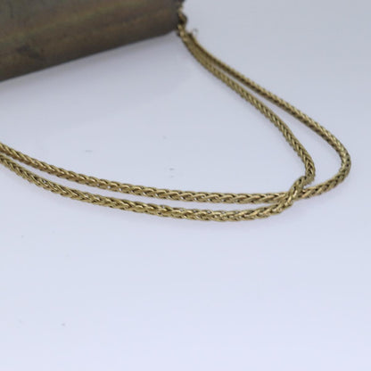 CHANEL Turn Lock Chain Hand Bag Suede Gold Tone CC yk13693