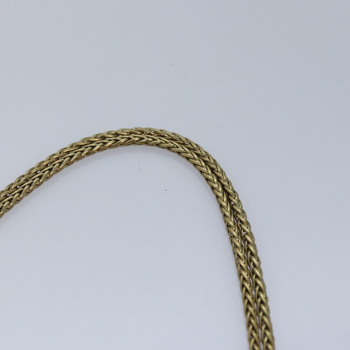 CHANEL Turn Lock Chain Hand Bag Suede Gold Tone CC yk13693