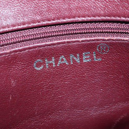CHANEL Tote Bag Enamel Black CC yk13900