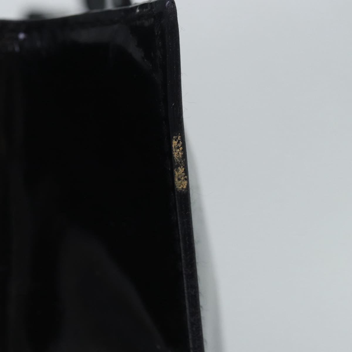 CHANEL Tote Bag Enamel Black CC yk13900