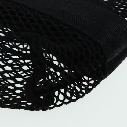 CHANEL Sports Tote Bag Nylon Black Gray CC yk14152