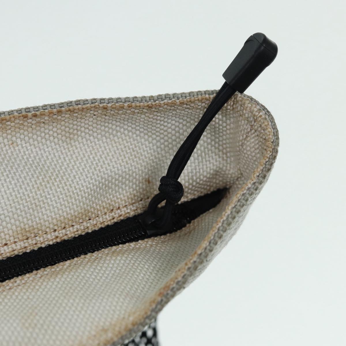 CHANEL Sports Tote Bag Nylon Black Gray CC yk14152