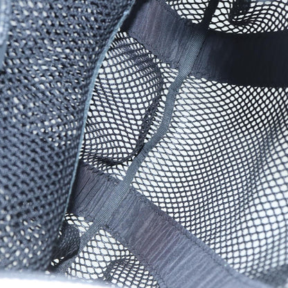 CHANEL Sports Tote Bag Nylon Black Gray CC yk14152