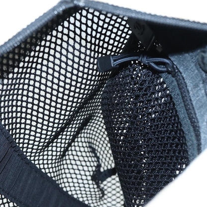 CHANEL Sports Tote Bag Nylon Black Gray CC yk14152