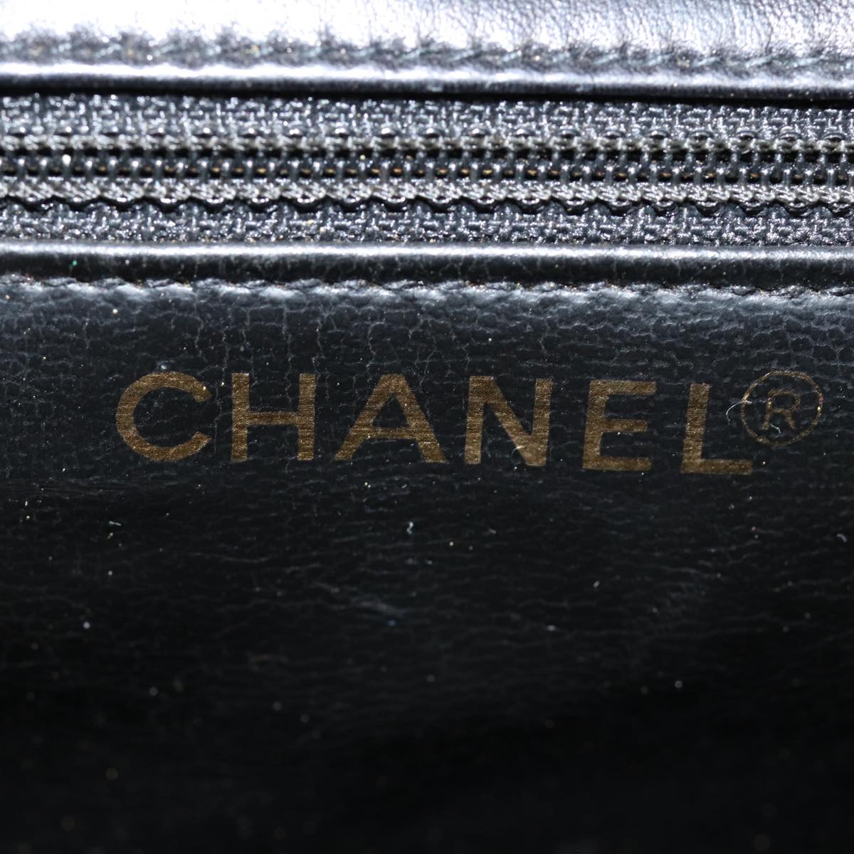 CHANEL Matelasse Turn Lock Waist bag Leather Black Gold CC yk14337