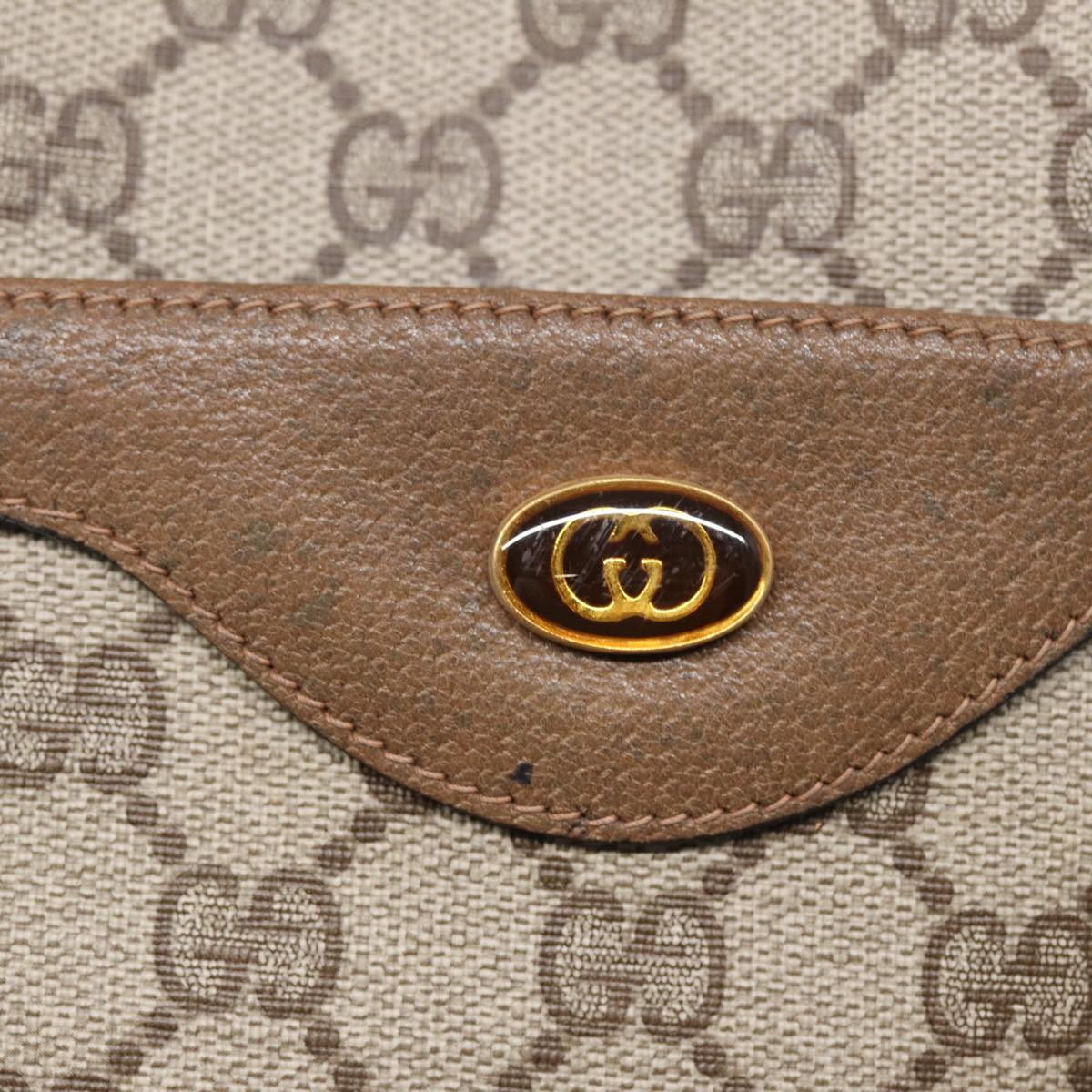 GUCCI GG Supreme Web Sherry Line Tote Bag PVC Beige Red 39 02 003  14357