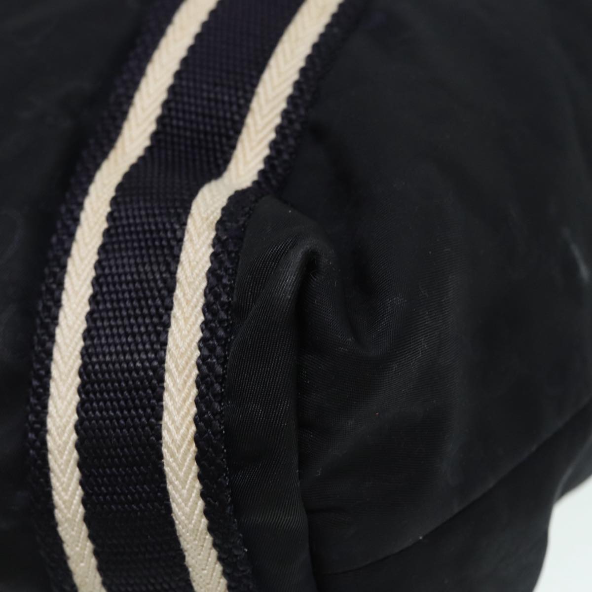 GUCCI GG Canvas Tote Bag Black Navy 189669  14419