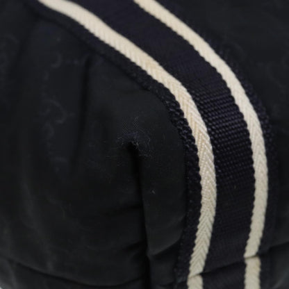 GUCCI GG Canvas Tote Bag Black Navy 189669  14419