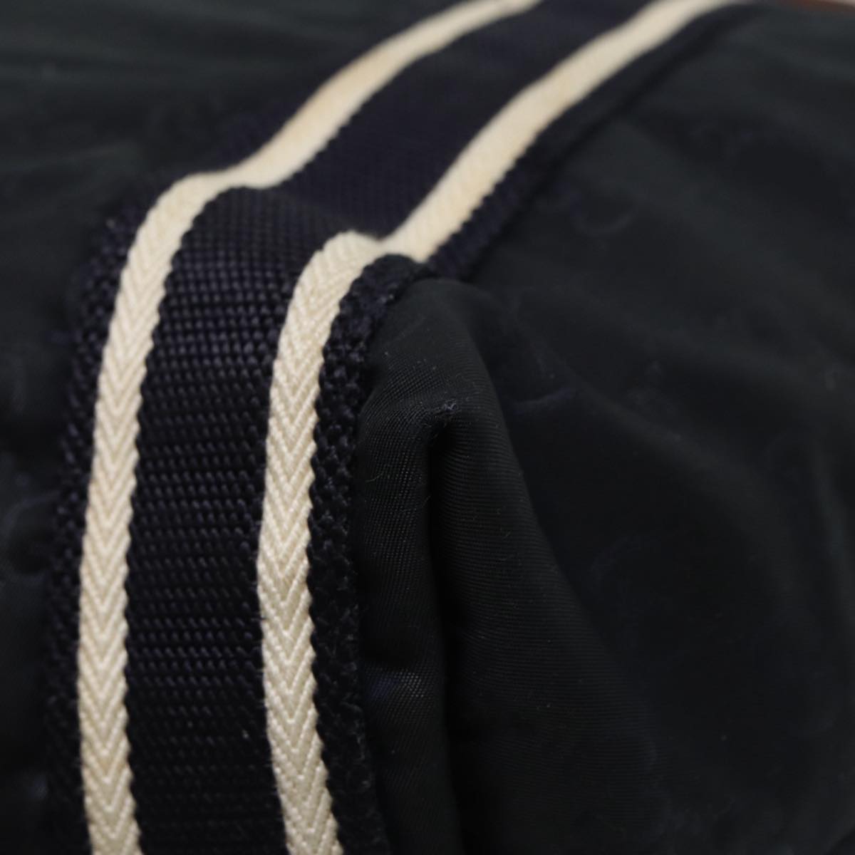 GUCCI GG Canvas Tote Bag Black Navy 189669  14419