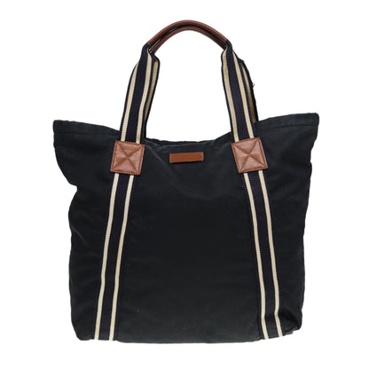 GUCCI GG Canvas Tote Bag Black Navy 189669  14419
