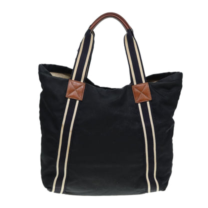 GUCCI GG Canvas Tote Bag Black Navy 189669  14419