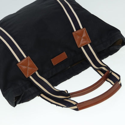 GUCCI GG Canvas Tote Bag Black Navy 189669  14419
