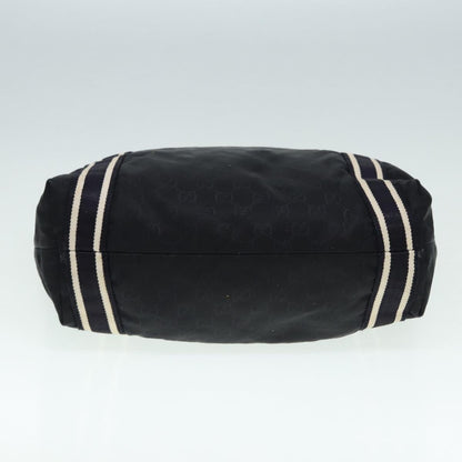 GUCCI GG Canvas Tote Bag Black Navy 189669  14419