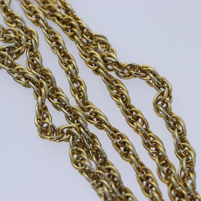 CHANEL Matelasse Chain Shoulder Bag Lamb Skin Black Gold CC yk14739