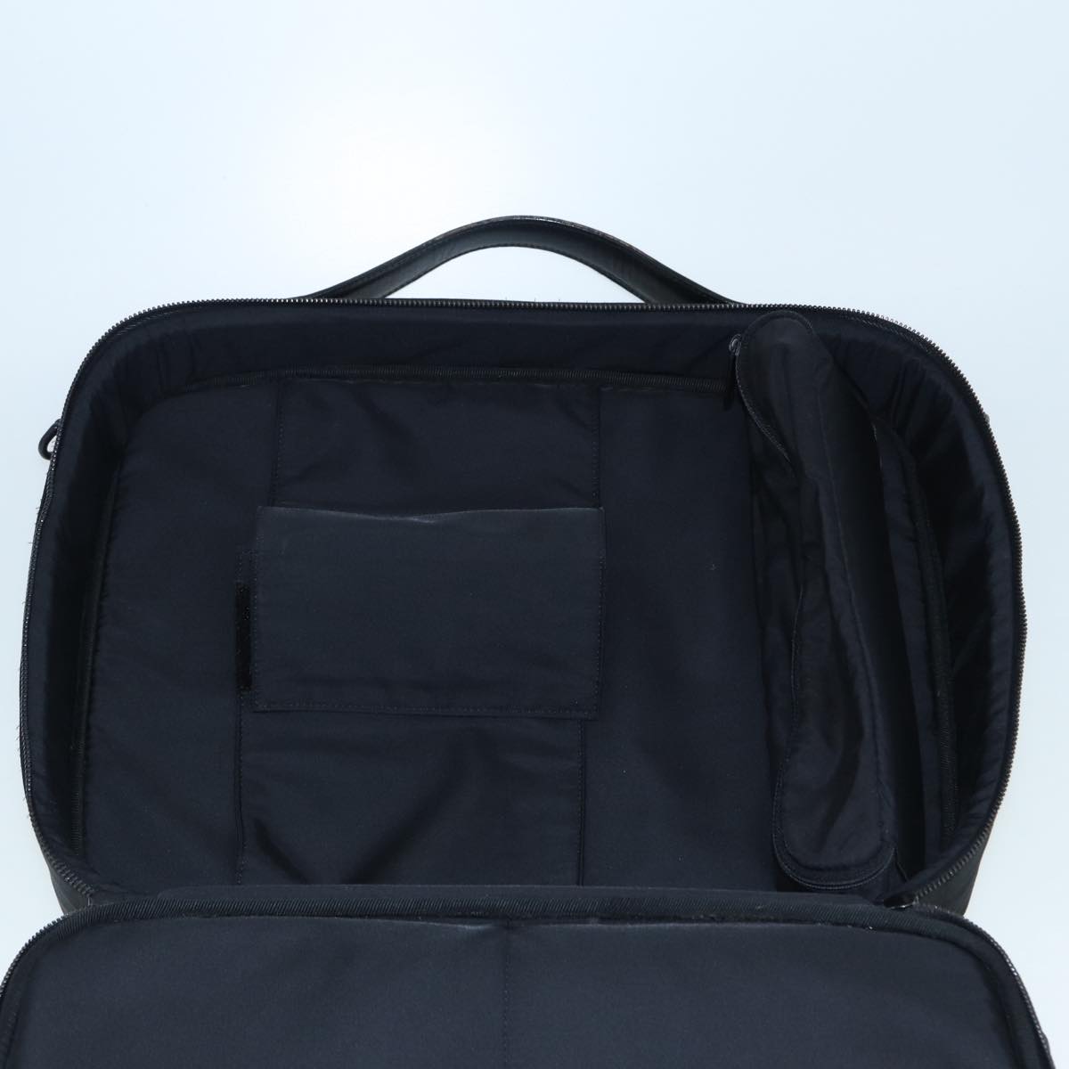 CHANEL New Travel Line Travel Case Nylon Black CC yk14766