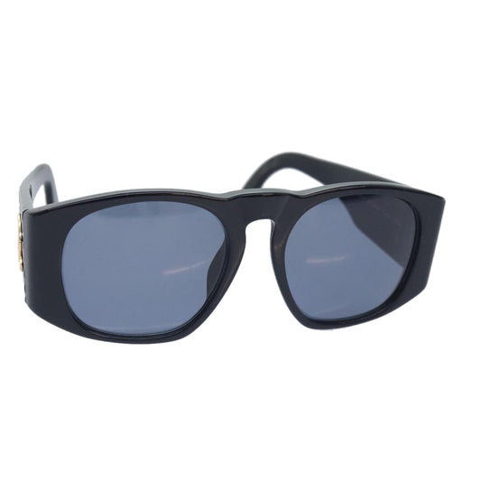 CHANEL COCO Mark Sunglasses plastic Black CC yk15227