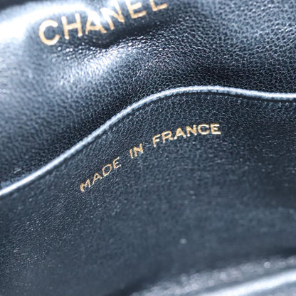 CHANEL Mini Mini Matelasse Chain Pouch Lamb Skin Gold CC yk15423