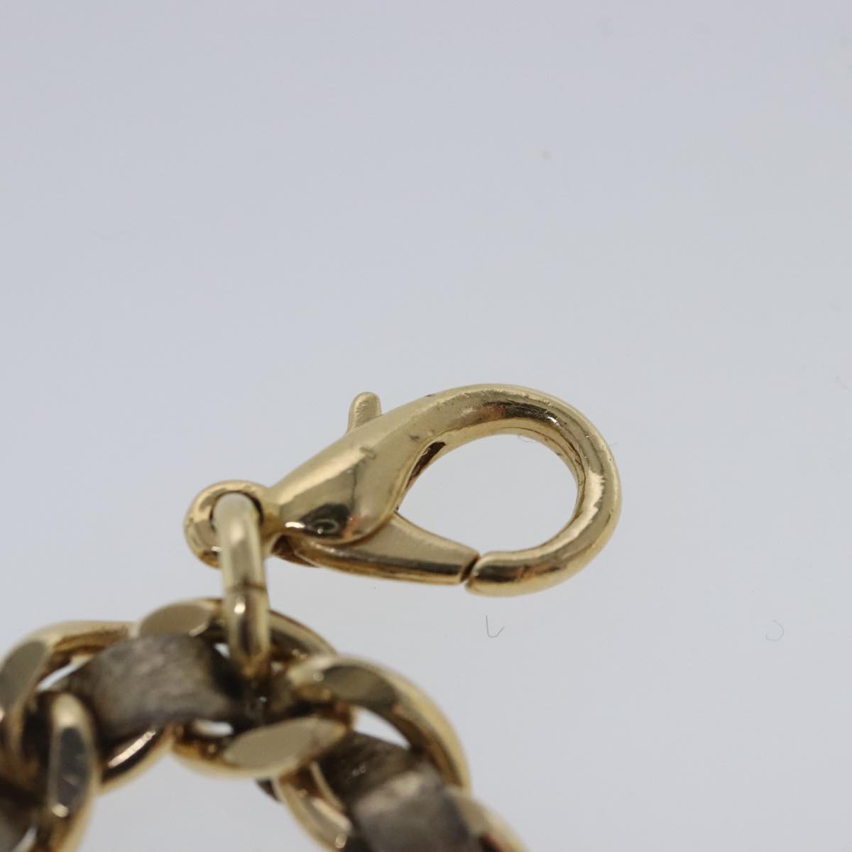CHANEL Mini Mini Matelasse Chain Pouch Lamb Skin Gold CC yk15423
