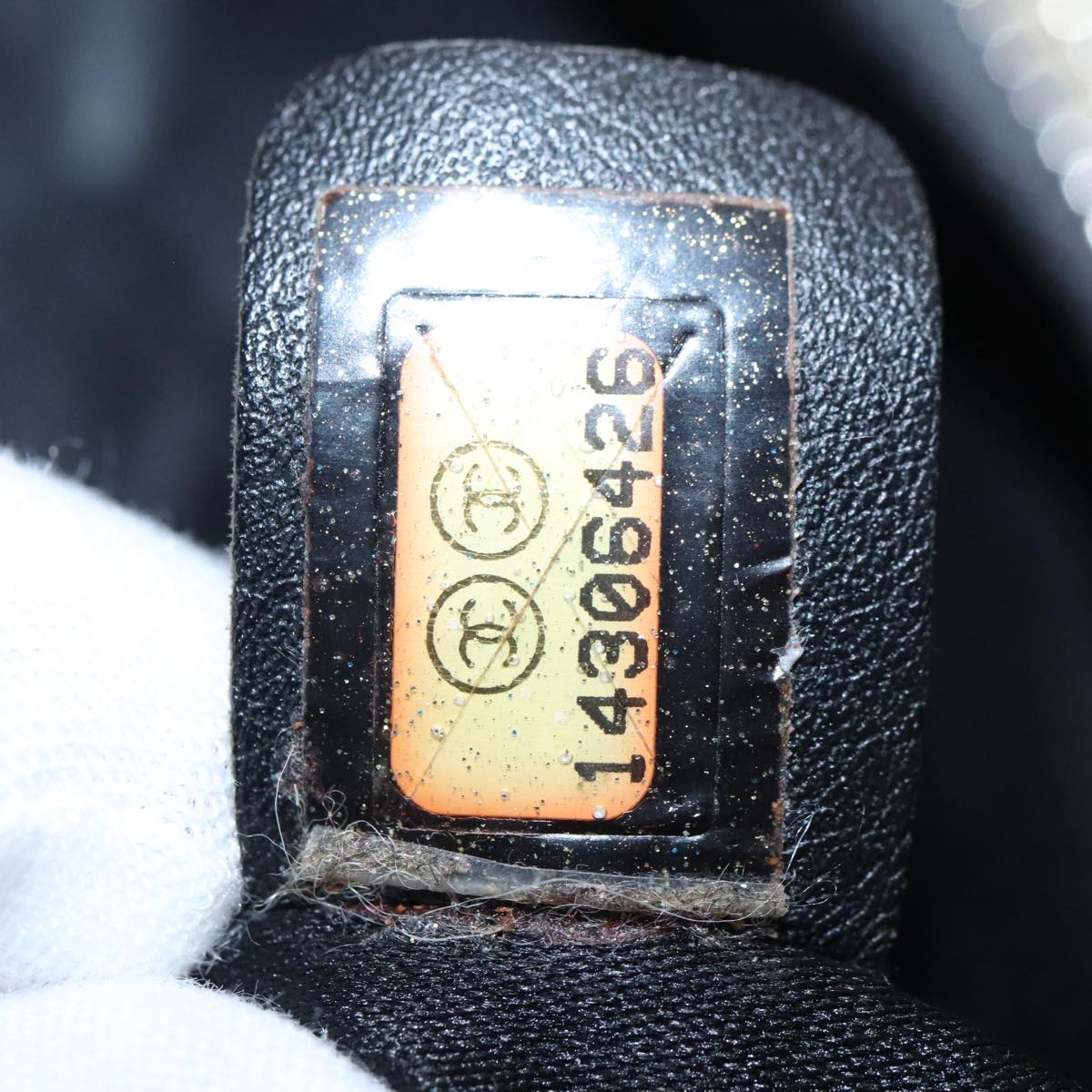 CHANEL Matelasse Chain Tote Bag Caviar Skin GST Black CC yk15656A