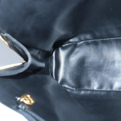 CHANEL COCO Mark Tote Bag Caviar Skin Black Gold CC yk15761