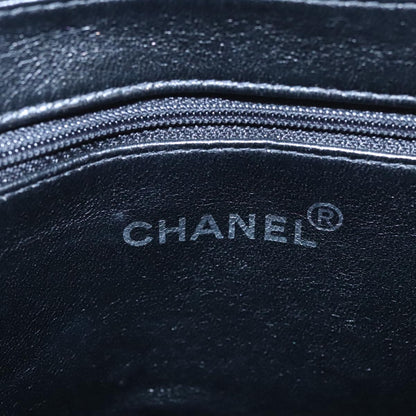 CHANEL Matelasse Tote Bag Caviar Skin Black CC yk15918A