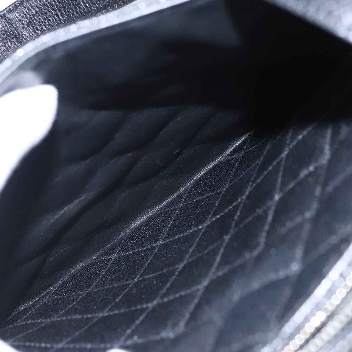 CHANEL Matelasse Tote Bag Caviar Skin Black CC yk15918A